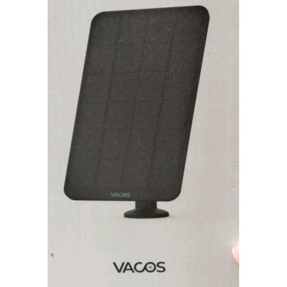VACOS Waterproof Solar Panel For VACOS Security Camera System Home Business NIB - Picture 2 of 3